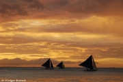 Boracay Adası'nda gün batımları muhteşem oluyor