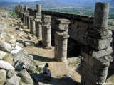 Issız Alinda antik kenti çok iyi korunmuş bir agoraya sahiptir